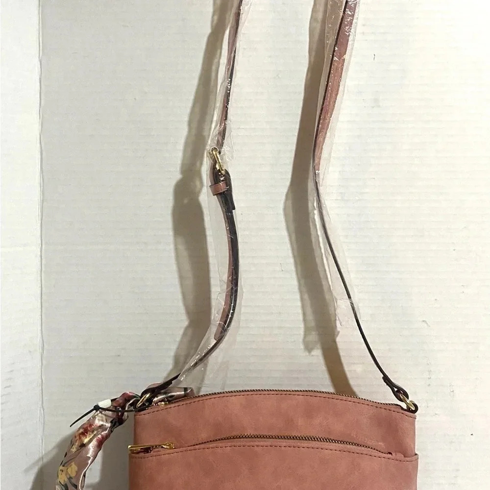 Nanette lepore faux suede crossbody handbag - Picture 6 of 9